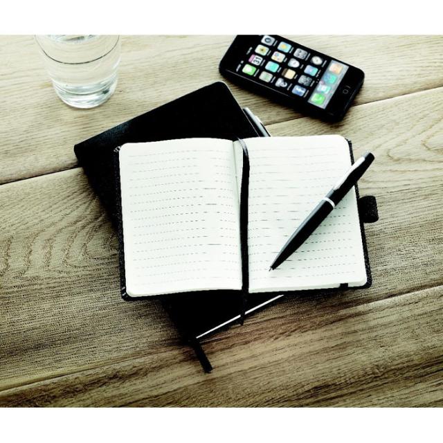 Notes A6, cu pix, Notalux, negru