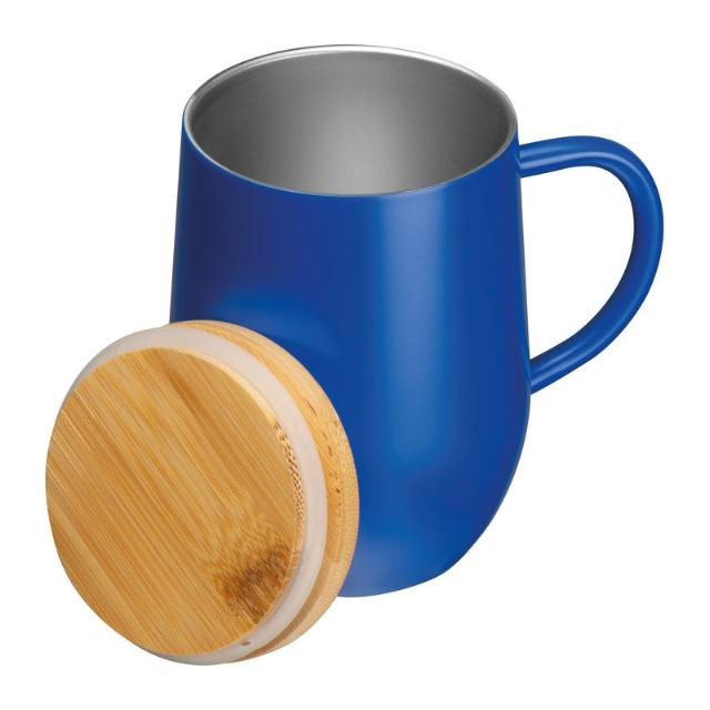 Cana din otel inoxidabil, 300 ml, albastru