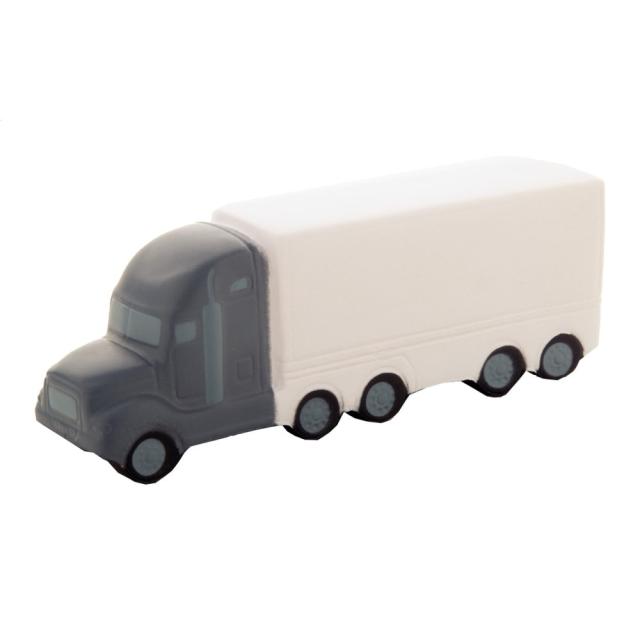 Minge antistres in forma de camion, spuma PU, gri