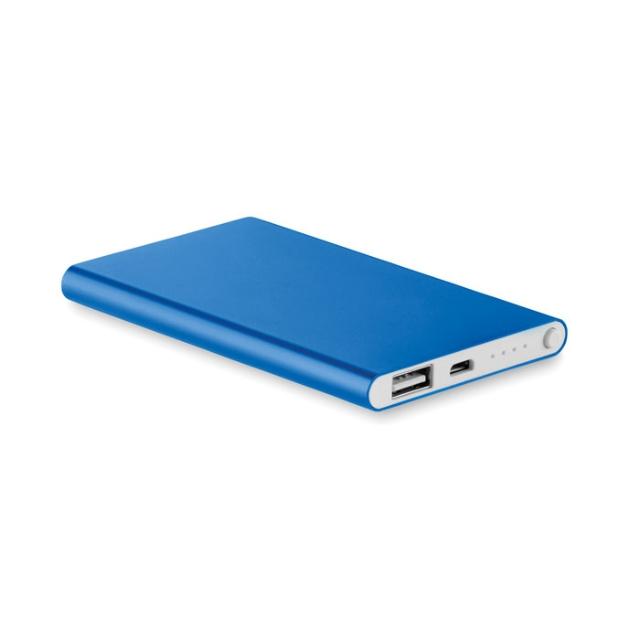 Baterie externa, 4000 mAh, albastru regal