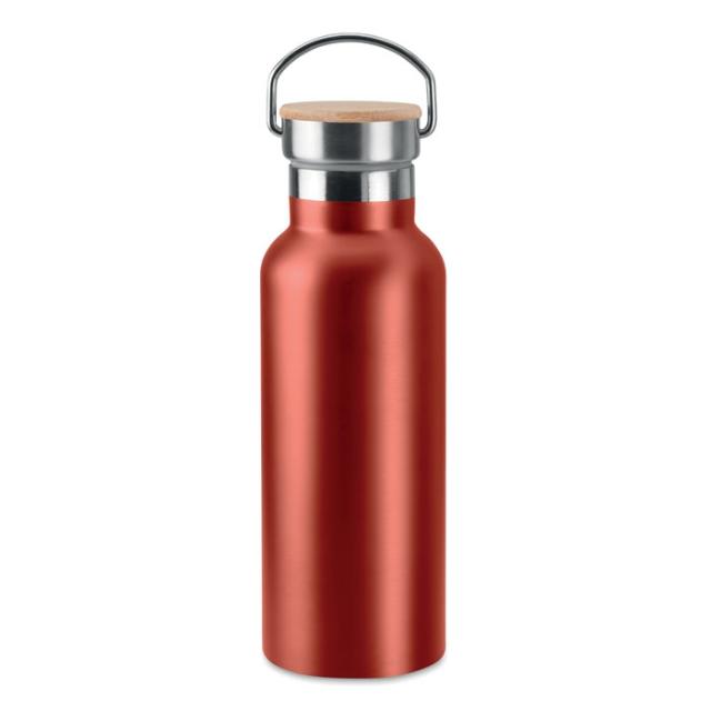 Termos dublu, 500 ml, infuzor, Helsinki, rosu