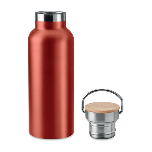 Termos dublu, 500 ml, infuzor, Helsinki, rosu