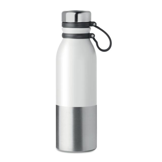 Sticla perete dublu, 600 ml, Iceland, alb