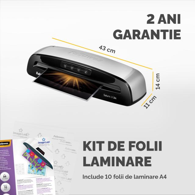 Laminator Fellowes, Saturn 3i, A4