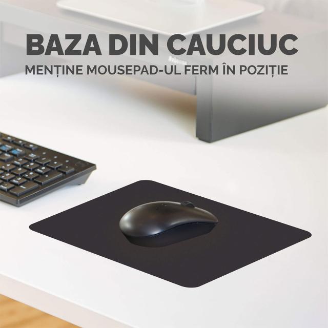 Mouse pad Fellowes, negru