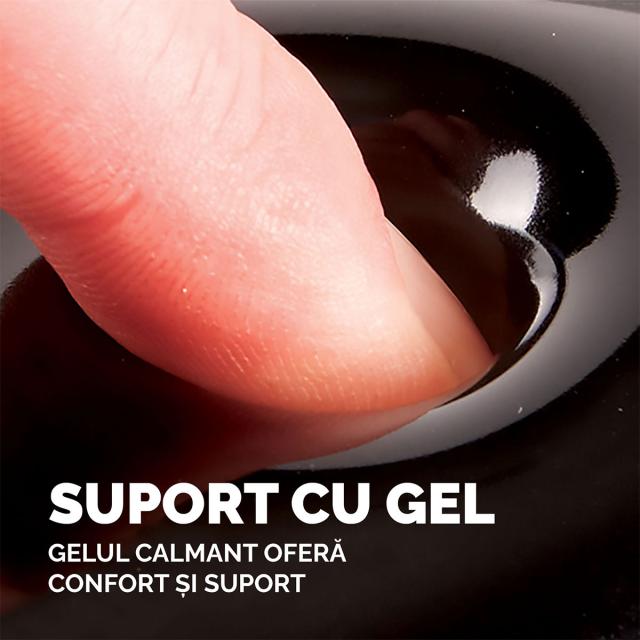 Mouse pad Crystals Gel Fellowes, cu suport incheietura mainii, negru