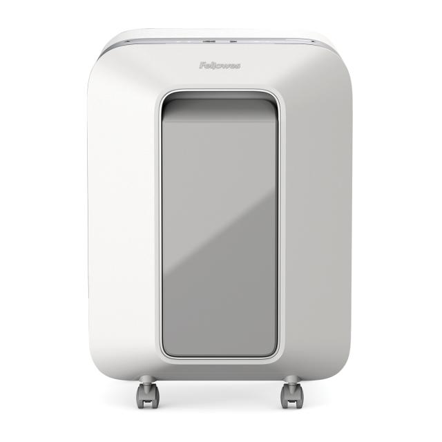 Distrugator documente Fellowes LX201 Alb, micro taieri, functionare silentioasa