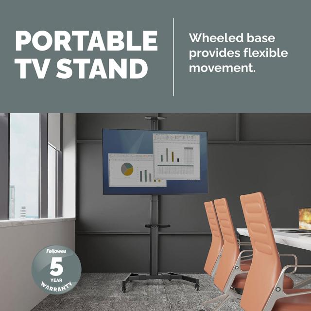 Suport mobil pentru televizor Fellowes