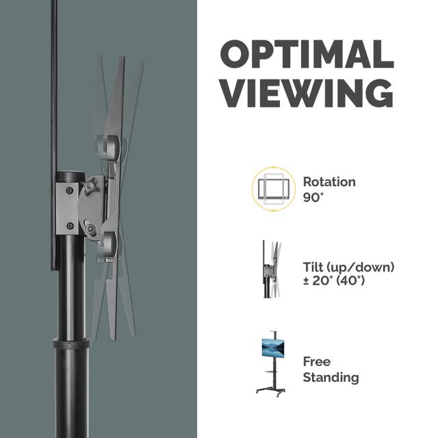 Suport mobil pentru televizor Fellowes