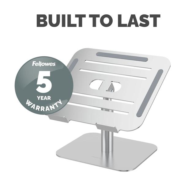 Suport de birou pentru laptop Fellowes Alumia, argintiu