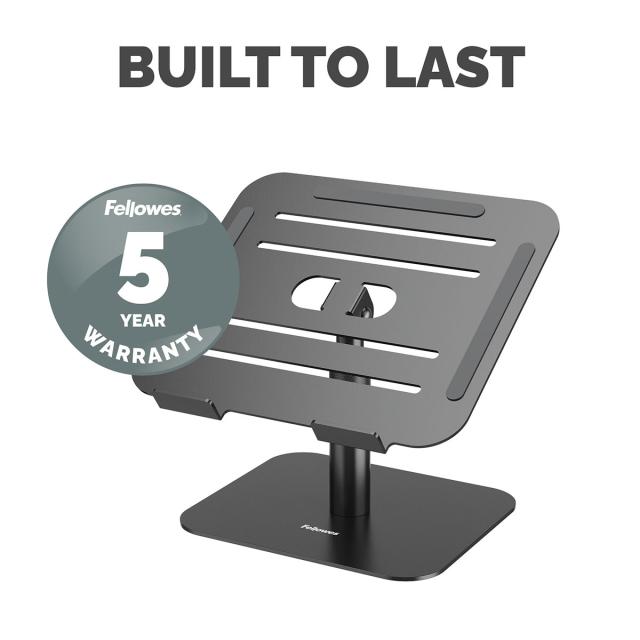 Suport de birou pentru laptop Fellowes Alumia, negru