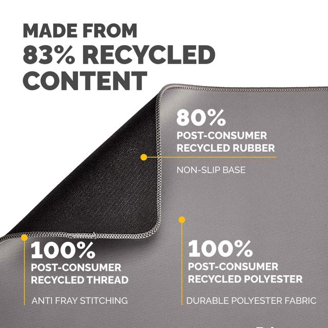 Mousepad Fellowes Breyta Microban XL, gri