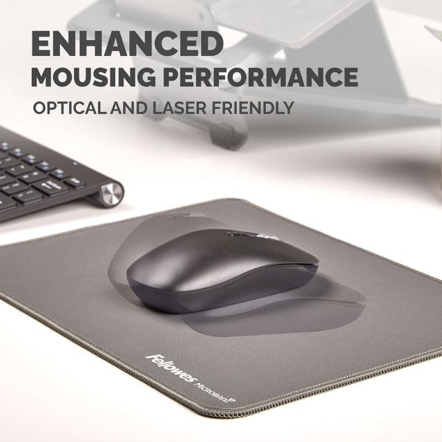Mousepad Fellowes Breyta Microban XL, gri