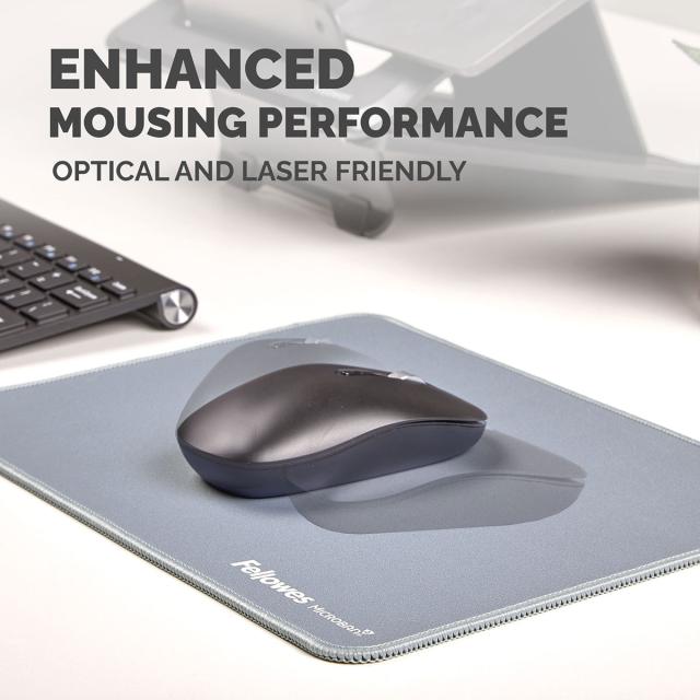 Mousepad Fellowes Breyta Microban XL, albastru marin