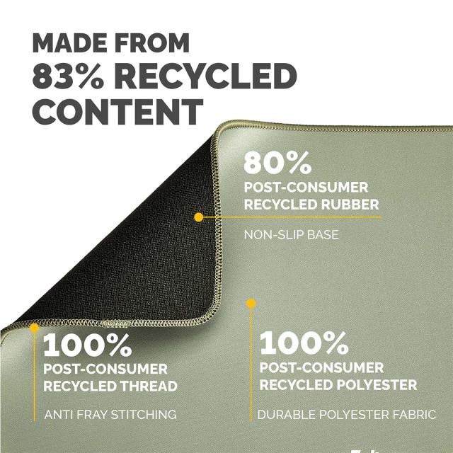 Mousepad Fellowes Breyta Microban XL, verde