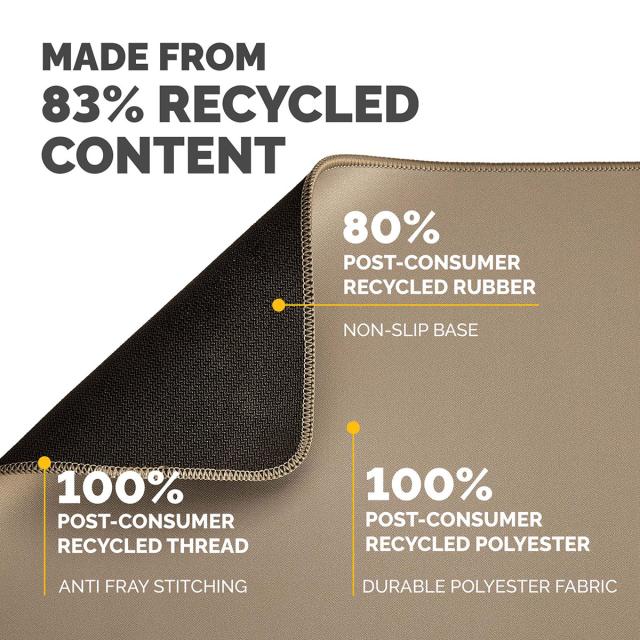 Mousepad Fellowes Breyta Microban XL, nisip