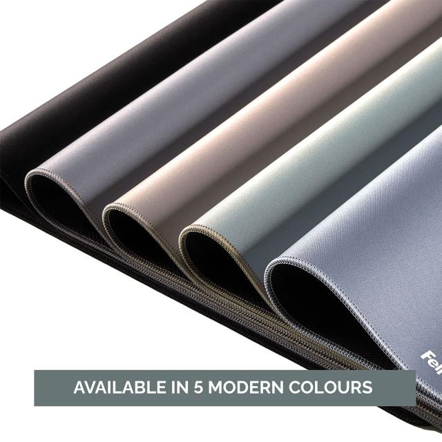 Mapa de birou Fellowes Breyta, 80 x 40 cm, cu protectie antibacteriana Microban, nisip