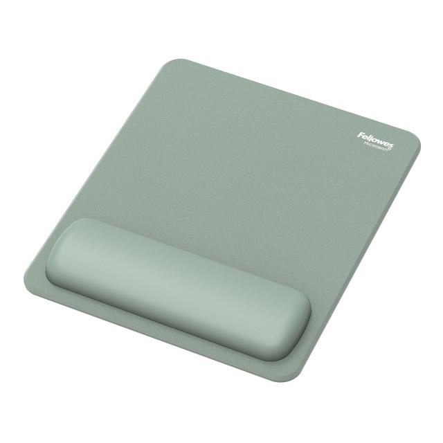 Mousepad Fellowes Breyta Microban cu suport pentru incheietura, verde