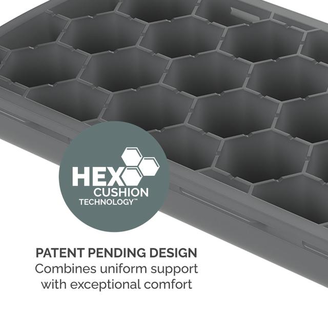 Suport pentru incheietura Fellowes Breyta Microban pentru tastatura, gri