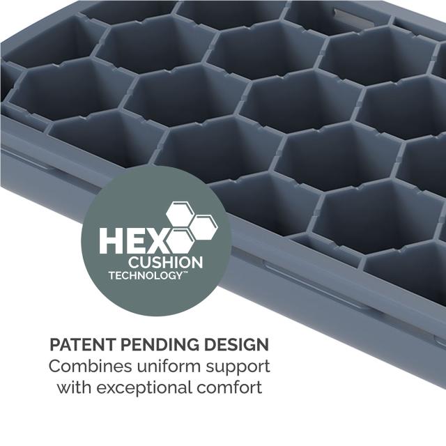 Suport pentru incheietura Fellowes Breyta Microban pentru tastatura, albastru marin