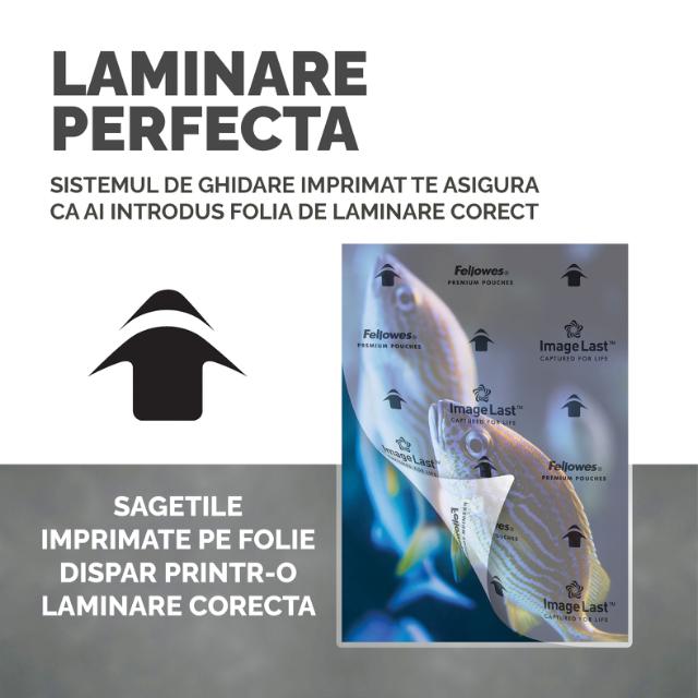 Folie laminare Fellowes, A3, 80 microni, 100 bucati/set