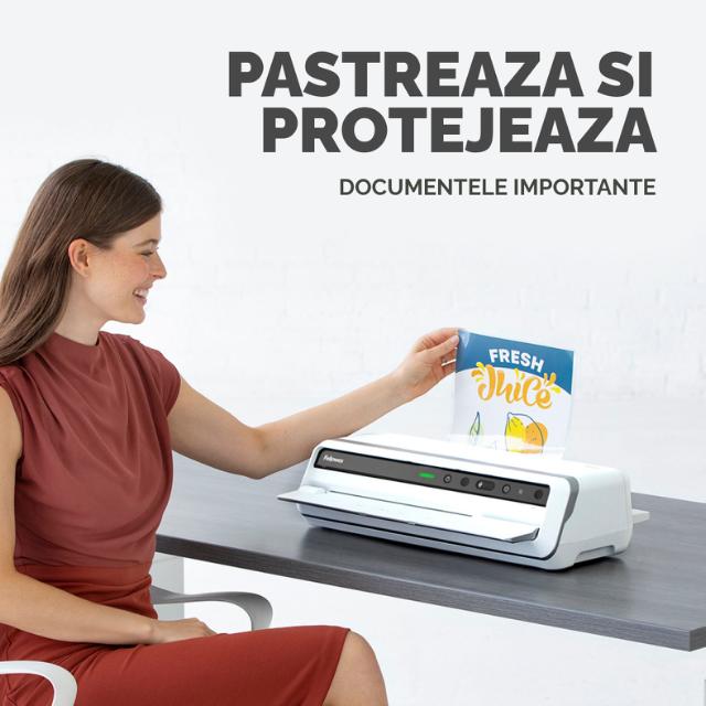 Folie laminare Fellowes, A3, 80 microni, 25 bucati/set