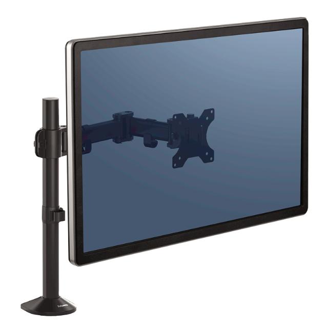 Brat pentru monitor Fellowes Reflex, simplu, negru