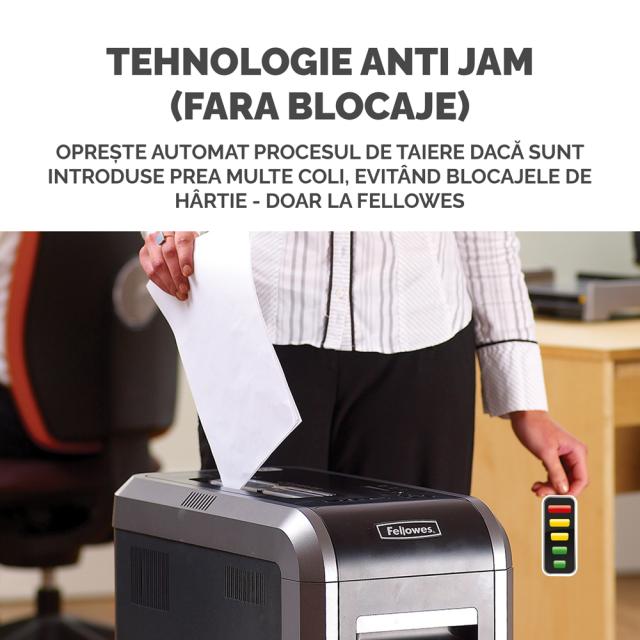 Distrugator de documente Fellowes, 125i, 18 coli