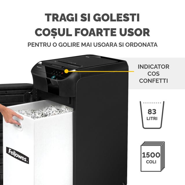 Distrugator Fellowes, AutoMax 600M 600 coli