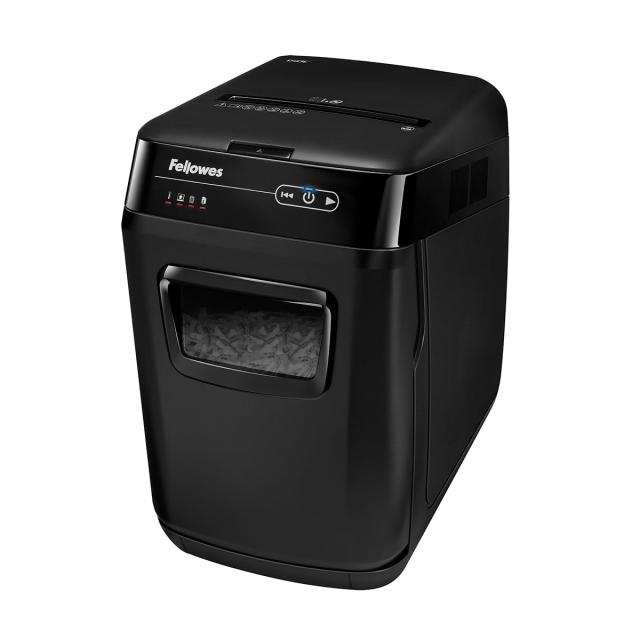 Distrugator Fellowes Automax 150c AUTO FEED CROSS CUT, negru, auto-reverse, sleep-mode