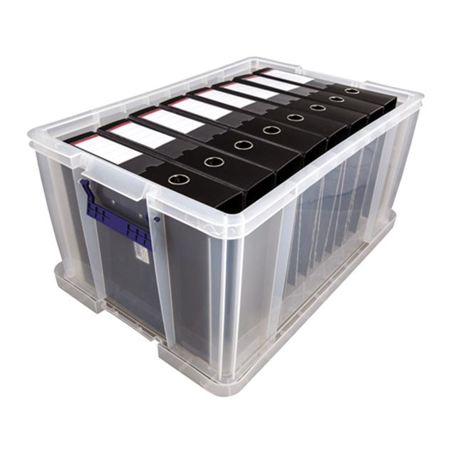 Cutie plastic cu capac Fellowes ProStore, 70 litri
