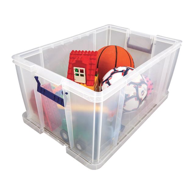 Cutie plastic cu capac Fellowes ProStore, 70 litri