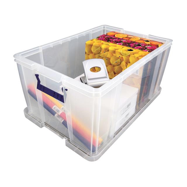 Cutie plastic cu capac Fellowes ProStore, 70 litri
