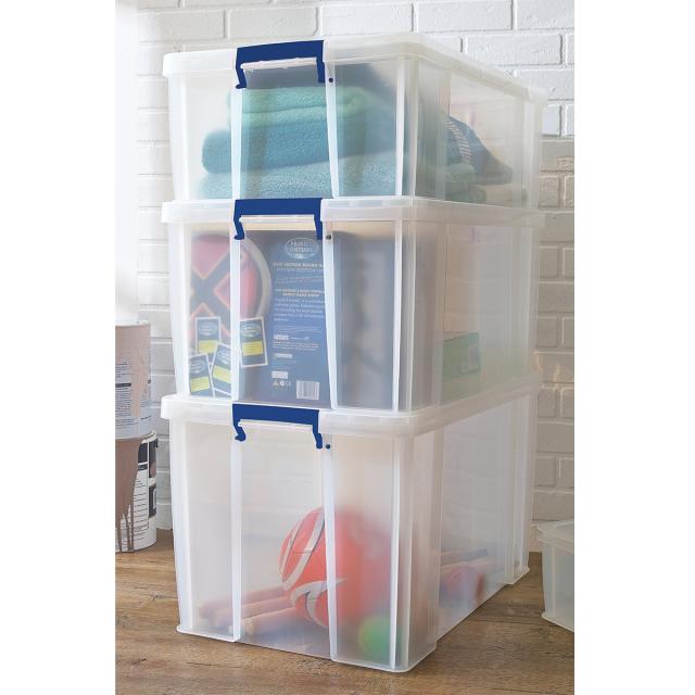 Cutie plastic cu capac Fellowes ProStore, 70 litri