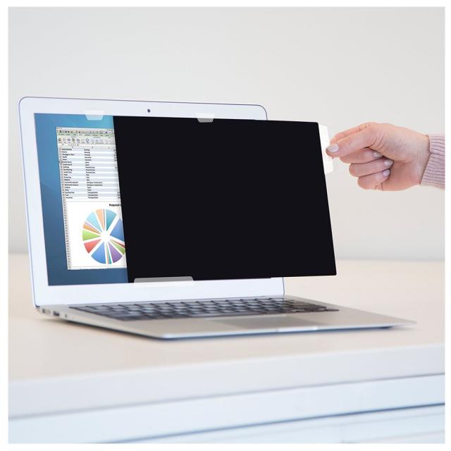 Filtru de confidentialitate Fellowes 13 3 IN WIDE 16 9, usor de utilizat, rezistent