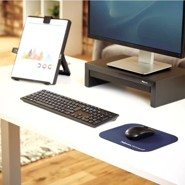 Mousepad cu protectie antibacteriana Fellowes Microban, bleumarin
