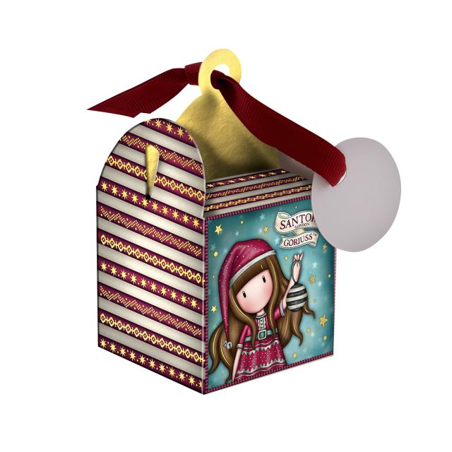 Set 6 cutiute pentru cadou, Gorjuss, Merry and Bright
