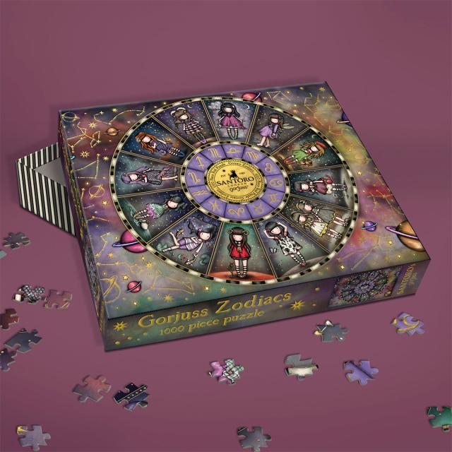 Puzzle 1000 piese, Gorjuss, Zodiile si constelatiile