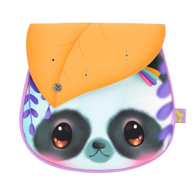 Geanta de umar Gorjuss Bangoberry Pally Panda, 19x19x2 cm, 3 pinuri