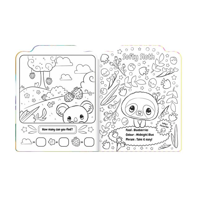 Carte de colorat Bangoberry, Tematica Zi