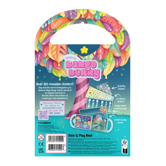 Carte cu autocolante Bangoberry, Tematica Noapte