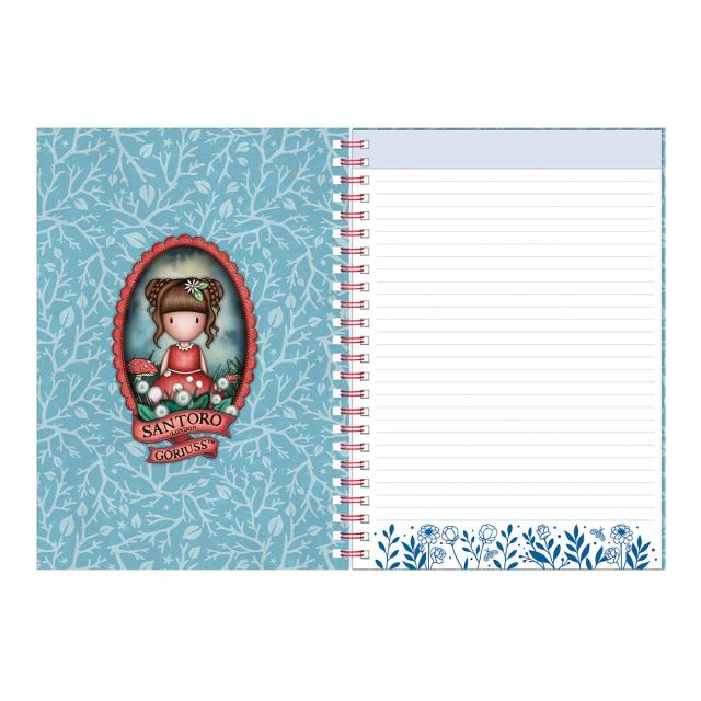 Notes cu spira A5 Gorjuss, Little Mushroom, Dictando