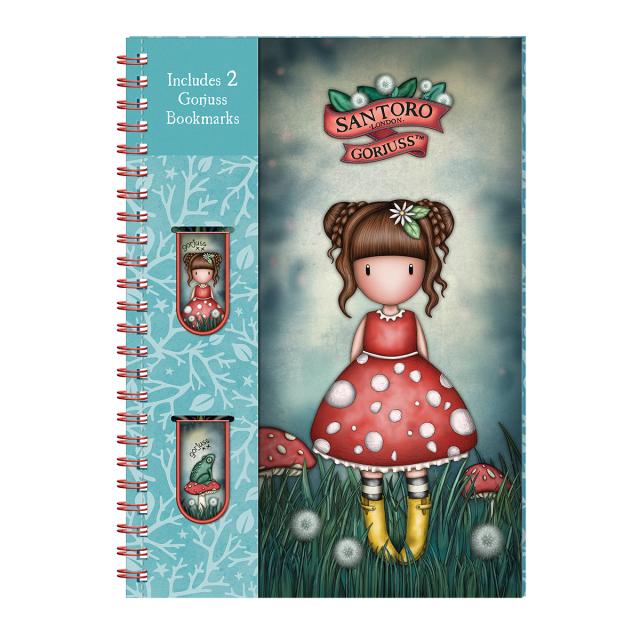 Notes cu spira A5 Gorjuss, Little Mushroom, Dictando