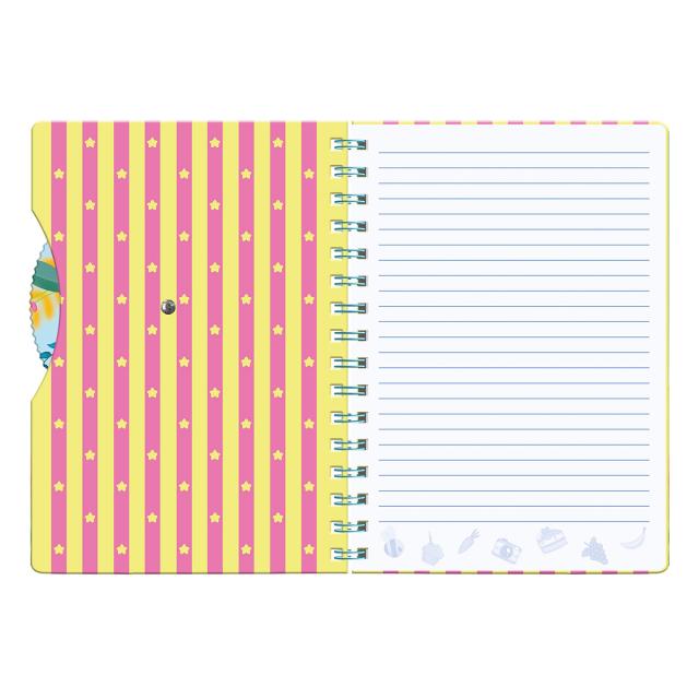 Agenda cu spira Bangoberry, Pally Panda, 192 file, 16x21 cm