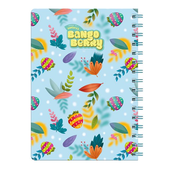 Agenda cu spira Bangoberry, Pally Panda, 192 file, 16x21 cm