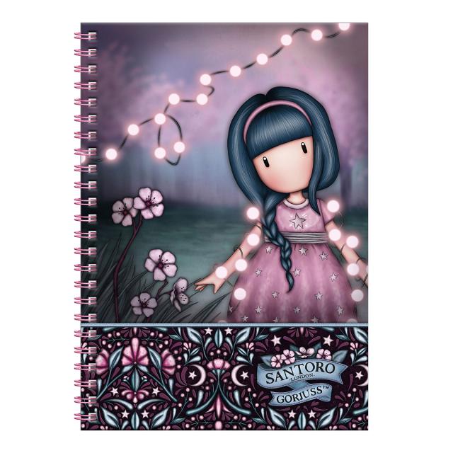 Caiet A4 Gorjuss, Fairy Dusk cu accesorii scolare