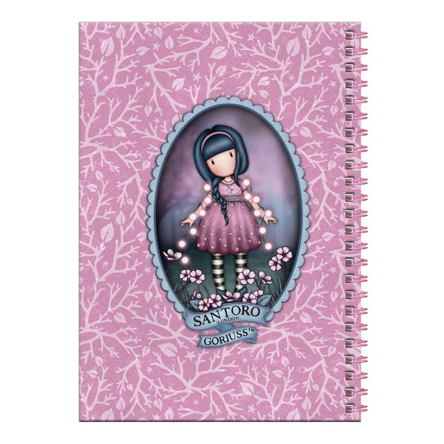 Caiet A4 Gorjuss, Fairy Dusk cu accesorii scolare