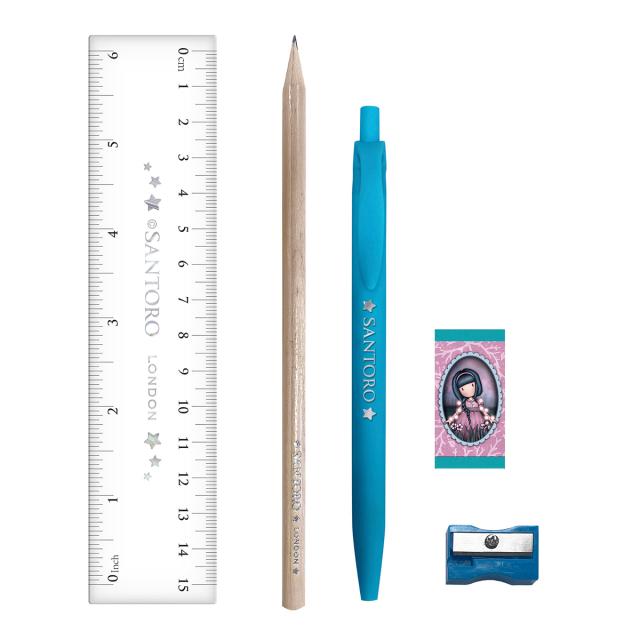 Caiet A4 Gorjuss, Fairy Dusk cu accesorii scolare