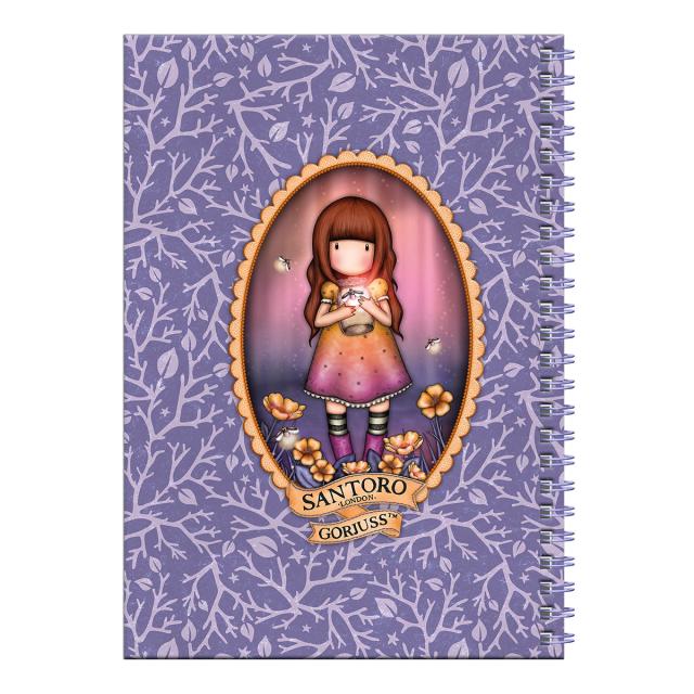 Caiet A4 Gorjuss, Firely Dawn cu accesorii scolare