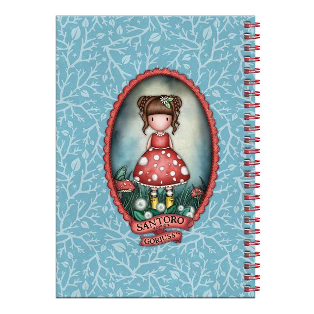 Caiet A4 Gorjuss, Little Mushroom cu accesorii scolare